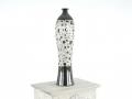 Design Vase Brandy 2, schwarz/silber