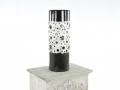 Design Vase Brandy 7, schwarz/silber