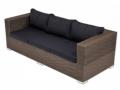 Dreiersofa inkl. Polster Arta 2 aus Polyrattan