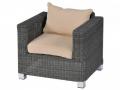 Sessel inkl. Polster Lamai 2 aus Polyrattan, anthrazit