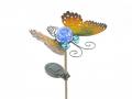 Solar Gartenbeleuchtung Schmetterling  Maße ca.: 31x20x109 cm