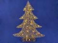 Weihnachtsbeleuchtung Tannenbaum L, gold